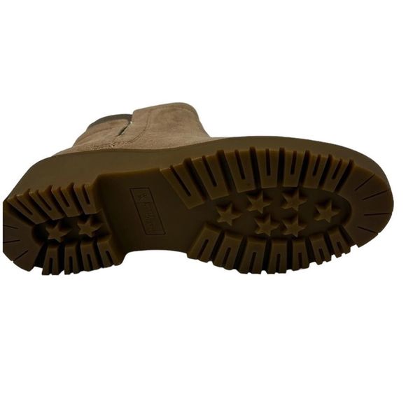 White Mountain Women Dear Chelsea Booties Sand Platform Heel Zip Cushioned  7 - Picture 5 of 10